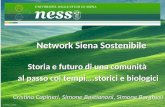 Network Siena Sostenibile Storia e futuro di una comunità al passo coi tempi….storici e biologici Cristina Capineri, Simone Bastianoni, Simone Borghesi.