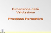 Progetto VAI Dimensione della Valutazione Processo Formativo.