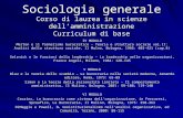 Sociologia generale Corso di laurea in scienze dellamministrazione Curriculum di base IV MODULO Merton e il formalismo burocratico – Teoria e struttura.