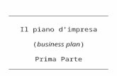 Il piano dimpresa (business plan) Prima Parte. Business Plan Definizione: è il documento di pianificazione complessiva che descrive lidea imprenditoriale.