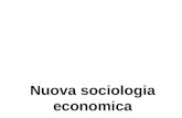 Nuova sociologia economica. Dibattito sulle nuove forme di organizzazione produttiva Insoddisfazione riguardo le teorie tradizionali (basate solo sui.
