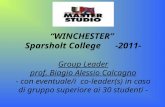 WINCHESTER Sparsholt College -2011- Group Leader prof. Biagio Alessio Calcagno - con eventuale/i co-leader(s) in caso di gruppo superiore ai 30 studenti.
