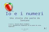 Io e i numeri Una storia che parte da lontano Studente: Rosaria Maria Giammona Corso: Matematiche elementari da un punto di vista superiore A.A. 2011-2012.