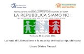 Con la collaborazione di ASSOCIAZIONE NAZIONALE MAGISTRATI SEZIONE DI ROMA LA REPUBBLICA SIAMO NOI La Costituzione nella vita e la vita nella Costituzione.