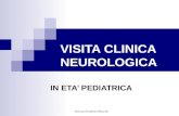 Dott.ssa Elisabetta Muccioli VISITA CLINICA NEUROLOGICA IN ETA PEDIATRICA.