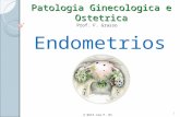 1 Patologia Ginecologica e Ostetrica Endometriosi © Dott.ssa F. Di Prima Prof. F. Grasso.