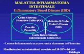 MALATTIA INFIAMMATORIA INTESTINALE Inflammatory Bowel Disease (IBD) Colite Ulcerosa Ulcerative Colitis (UC) Proctite Preoctitis Malattia di Crohn Crohns.
