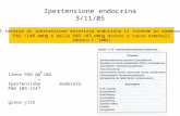 Ipertensione endocrina 3/11/05 Con il termine di ipertensione arteriosa endocrina si intende un aumento della PAS >140 mmHg e della PAD >85 mmHg dovuto