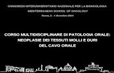 CORSO MULTIDISCIPLINARE DI PATOLOGIA ORALE: NEOPLASIE DEI TESSUTI MOLLI E DURI DEL CAVO ORALE MEDITERRANEAN SCHOOL OF ONCOLOGY Roma, 2 - 4 dicembre 2004.