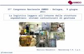 La logistica leggera all'interno delle strutture ospedaliere: sistemi centralizzati di gestione Maurizio Massanelli – Manutencoop F.M. S.p.A. 37° Congresso.