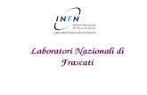 Laboratori Nazionali di Frascati. Istituto Nazionale di Fisica Nucleare Ente pubblico che promuove, coordina ed effettua la ricerca scientifica nel campo.