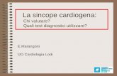 La sincope cardiogena: Chi valutare? Quali test diagnostici utilizzare? E.Marangoni UO Cardiologia Lodi.
