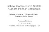Istituto Comprensivo Statale Sandro Penna-Battipaglia Festa dellalbero 21 – 11 – 2010 Piazza Amendola di Battipaglia - SA Scuola primaria Giovanni XXIII.