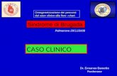 CASO CLINICO Dr. Ermanno Dametto Pordenone Omogeneizzazione dei percorsi: dal caso clinico alla flow –chart Sindrome di Brugada Palmanova 29/11/2008.