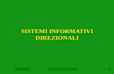 Master MATITSistemi Informativi Direzionali1 SISTEMI INFORMATIVI DIREZIONALI.