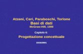 Atzeni, Ceri, Paraboschi, Torlone Basi di dati McGraw-Hill, 1999 Capitolo 6: Progettazione concettuale 22/10/2001.