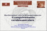 Giuseppe Micieli Dip. Neurologia dUrgenza IRCCS Istituto Neurologico C Mondino Pavia Manifestazioni cliniche di sanguinamento: Il sanguinamento cerebrovascolare.