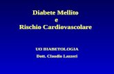 Diabete Mellito e Rischio Cardiovascolare UO DIABETOLOGIA Dott. Claudio Lazzeri.
