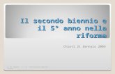 Il secondo biennio e il 5° anno nella riforma Chieti 21 Gennaio 2009 1 F. Di Simone - I.I.S. "Alessandrini-Marino" - Teramo.