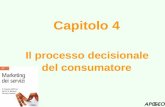 Capitolo 4 Il processo decisionale del consumatore.