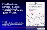 M. Tritto U.O. di Elettrofisiologia ed Elettrostimolazione Istituto Clinico Humanitas Mater Domini Castellanza (VA) Linee guida 2010: quali novità? Fibrillazione.