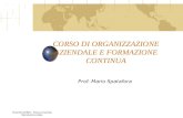 Proprietà di Effebi – finance & banking Riproduzione vietata CORSO DI ORGANIZZAZIONE AZIENDALE E FORMAZIONE CONTINUA Prof. Mario Spatafora.