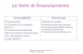 Organizzazione delle Aziende Non Profit - G.Bronzetti 1 Le fonti di finanziamento Fonti pubblicheFonti private Sovvenzioni Contratti con la pubblica amm.ne.