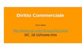 Diritto Commerciale SITO WEB:  DC_10-11/home.htm.