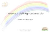 I mercati dellagricoltura bio Gianluca Brunori Apertura Stati generali BIO Padova, 14 aprile 2009.