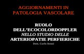 AGGIORNAMENTI IN PATOLOGIA VASCOLARE RUOLO DELLECOCOLORDOPPLER NELLO STUDIO DELLE ARTERIOPATIE PERFIERICHE Dott. Carlo Renzi.