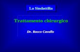 Trattamento chirurgico Dr. Rocco Cavallo. separazione delle dita separazione delle dita ricostruzione della commissura ricostruzione della commissura.