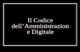 Il Codice dellAmministrazion e Digitale. Agenda Il Codice Opportunità o Tegola I punti salienti del Codice Un riassunto delle novità