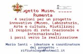 Mario Santi Comune di Genova progetto Museo della Rumenta 4 sezioni per un progetto innovativo (Museo, Laboratorio, Arte e cultura, Riutilizzo) il respiro.