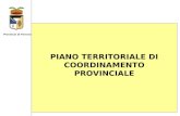 PIANO TERRITORIALE DI COORDINAMENTO PROVINCIALE Provincia di Ferrara.