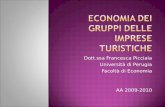 Dott.ssa Francesca Picciaia Università di Perugia Facoltà di Economia AA 2009-2010.