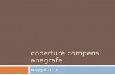 COPERTURE COMPENSI ANAGRAFE Maggio 2013. Perché Budget della didattica Nuovo sistema di pagamento dei compensi No CSA, Si Ugov-compensi Nuove scadenze.