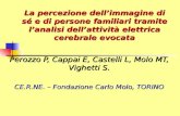 La percezione dellimmagine di sé e di persone familiari tramite lanalisi dellattività elettrica cerebrale evocata Perozzo P, Cappai E, Castelli L, Molo.
