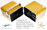Progetto di collaborazione: Radio RAI Trieste Radio Capodistria U.S.R. F.V.G.
