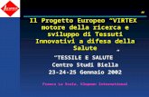 Il Progetto Europeo VIRTEX motore della ricerca e sviluppo di Tessuti Innovativi a difesa della Salute TESSILE E SALUTE Centro Studi Biella 23-24-25 Gennaio.