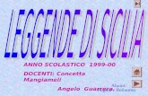 Puglisi e Belluomo ANNO SCOLASTICO 1999-00 DOCENTI: Concetta Mangiameli Angelo Guarrera Alunni:
