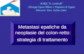 Metastasi epatiche da neoplasie del colon-retto: strategia di trattamento AORN A. Cardarelli Chirurgia Epato-Biliare e Trapianto di Fegato Direttore: Dott.