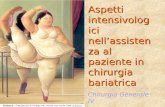Aspetti intensivologici nellassistenza al paziente in chirurgia bariatrica Chirurgia Generale IV PISA Cristina Porticati Monica Brondi.