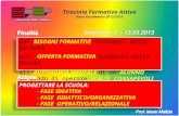 Tirocinio Formativo Attivo Anno Accademico 2012/2013 PROGETTARE LA SCUOLA: - FASE IDEATIVA - FASE DIDATTICO/ORGANIZZATIVA - FASE OPERATIVO/RELAZIONALE.