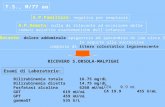 T.S., M/77 aa A.P.Familiare : negativa per neoplasie A.P.Remota : nulla di rilevante ad eccezione delle comuni malattie esantematiche dellinfanzia A.P.Recente.