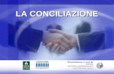 LA CONCILIAZIONE. 2 DEFINIZIONEDEFINIZIONE La conciliazione è una procedura stragiudiziale (si colloca tra le procedure A.D.R. Alternative Dispute Resolution)