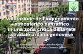 Valutazione dellinquinamento atmosferico da traffico in una zona critica della rete stradale urbana genovese.