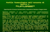 Profilo farmacologico dellestratto di iperico e dei suoi componenti Prof. Paola Zanoli Dipartimento di Scienze Farmaceutiche, Università di Modena e Reggio.