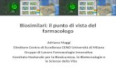 Biosimilari: il punto di vista del farmacologo Adriana Maggi Direttore Centro di Eccellenza CEND Università di Milano Gruppo di Lavoro Farmacologia Innovativa.