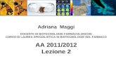 Adriana Maggi DOCENTE DI BIOTECNOLOGIE FARMACOLOGICHE CORSO DI LAUREA SPECIALISTICA IN BIOTECNOLOGIE DEL FARMACO AA 2011/2012 Lezione 2.