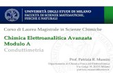 Conduttimetria Prof. Patrizia R. Mussini Dipartimento di Chimica Fisica ed Elettrochimica Via Golgi 19, 20133 Milano patrizia.mussini@unimi.it Corso di.